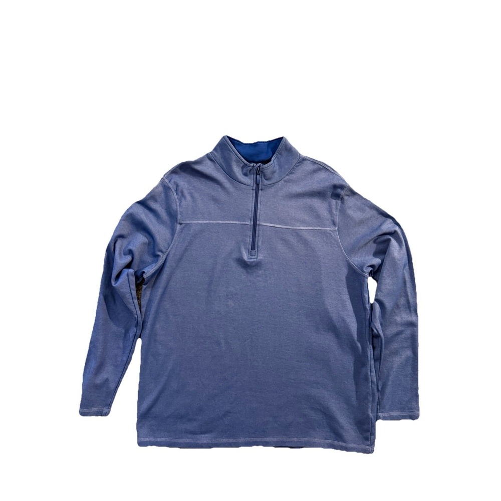 English Laundry 1/4 Zip Pullover Mens XL Blue‎ Stretch Lightweight Casual